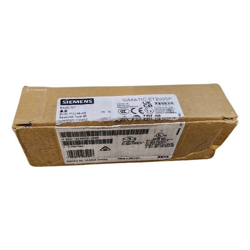 Baseunit Siemens 6es7 193-6bp20-0da0