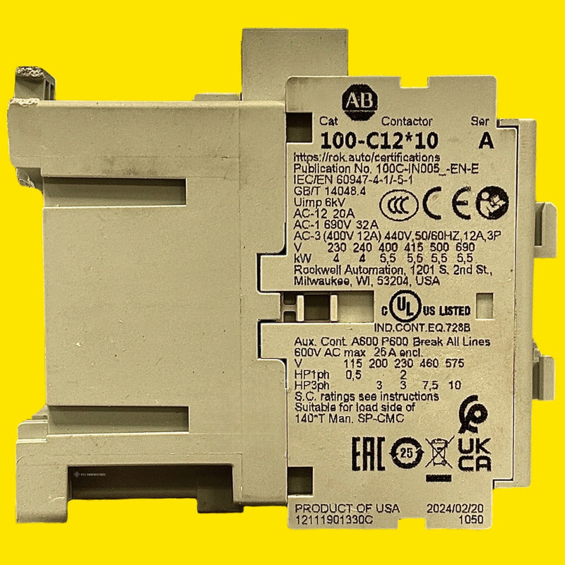 Allen-bradley 100-c37d10 Contactor