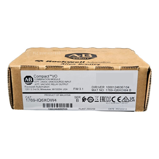 Allen-bradley 1769-iq6xow4 Compact I/o Módule 6pt 24vdc 4pt