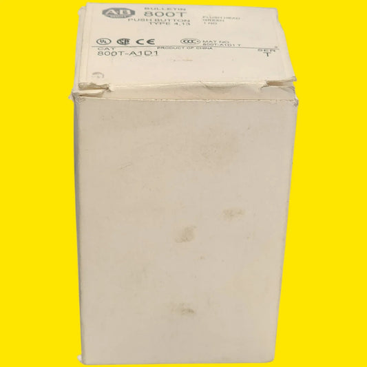 Allen-bradley 800t-a1d1 Botón De Mando Verde 30 Mm Verde