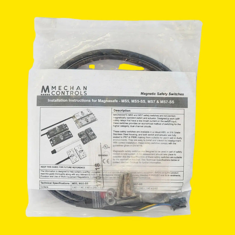 Mechan Ms5-21-dc-0.85-lqd-sp Interruptor De Seguridad