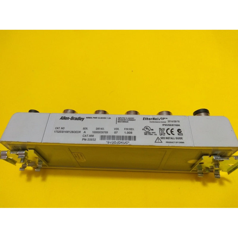 Allen-bradley 1732e-ib16m12soedr Módulo De Entrada Ethernet