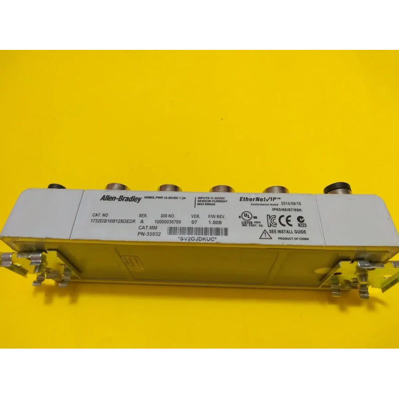 Allen-bradley 1732e-ib16m12soedr Módulo De Entrada Ethernet