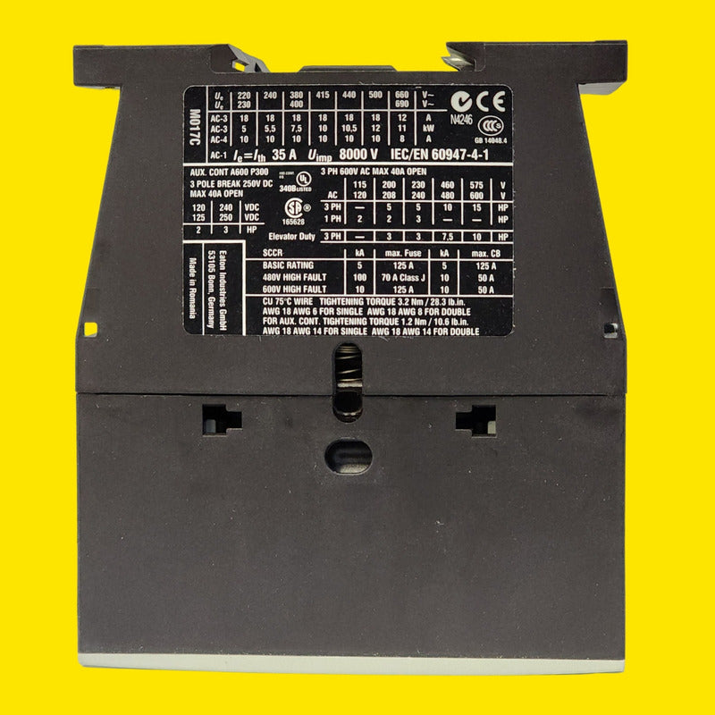 Contactor Moeller Eaton Dilm17-10 277003 17a 24v Ac 3p