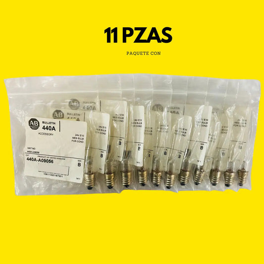 Allen Bradley 440a-a09056 Pilot Light Clear Paq. 11 Piezas