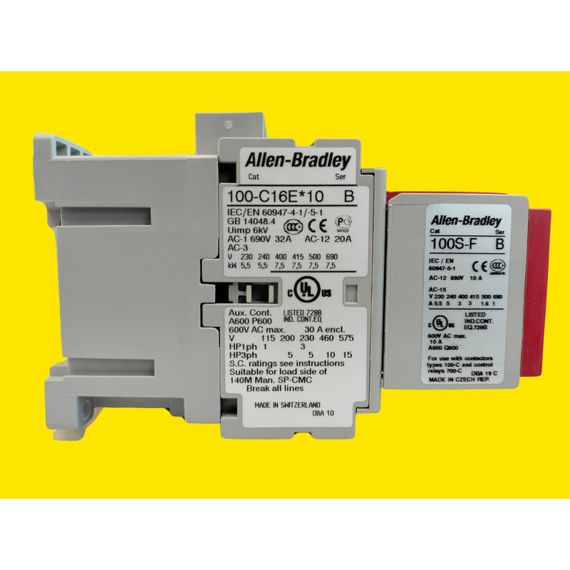 Allen-bradley 100s-c16ej14c Contactor De Seguridad