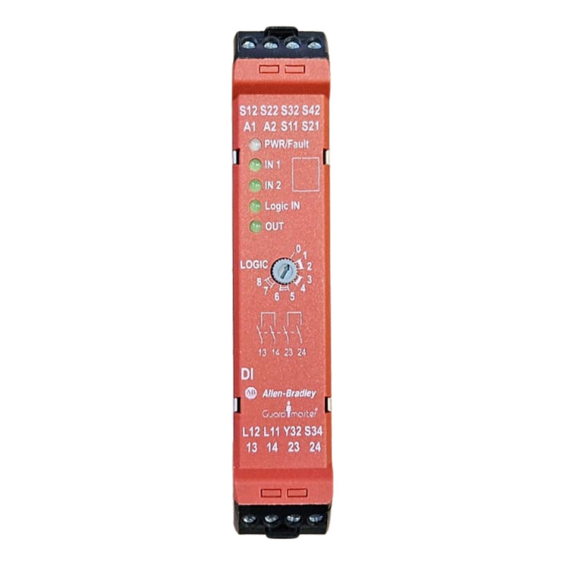 Allen Bradley 440r-d22r2 Relé De Seguridad Doble Entrada