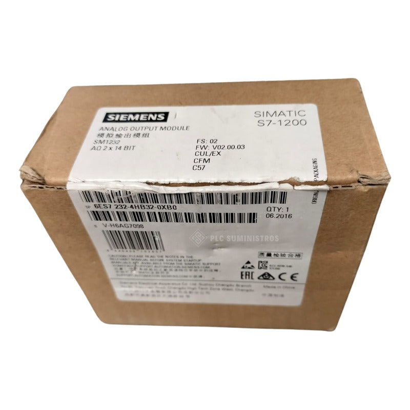 Siemens Sm1232 Salida Analogic