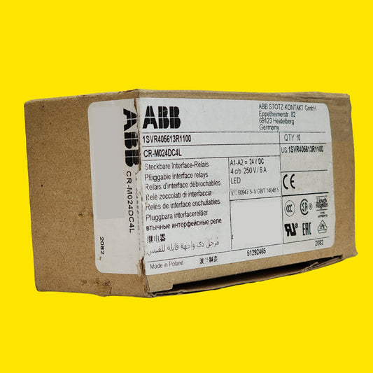 Relé Interfaz Abb Cr-m024dc4l 24vdc 4 Contactos