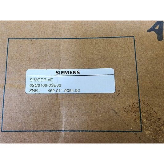 Siemens 6sc6108-0se02 | Tarjeta De Control Simodrive 611