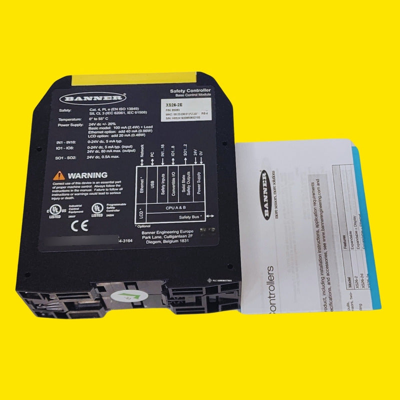 Banner Xs26-2e Safety Controller