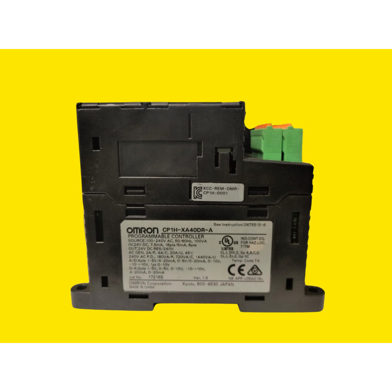 Omron Cp1h-xa40dr-a Controlador Logico Prog.
