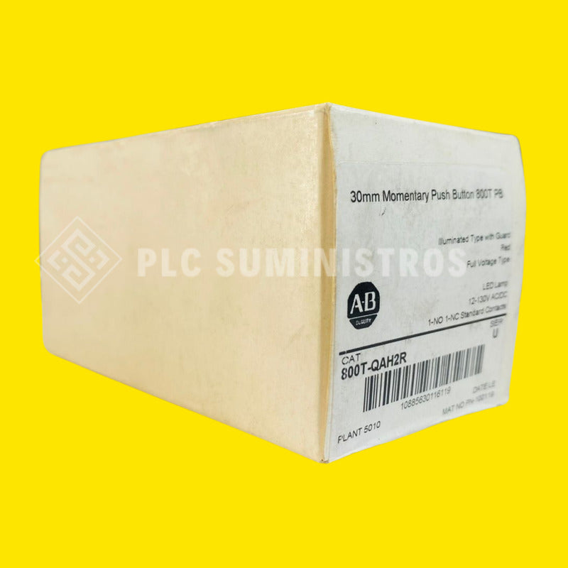 Allen Bradley 800t-qah2r Red