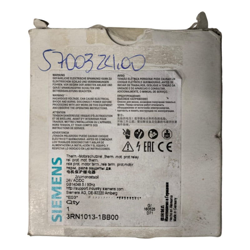 Siemens Relé 3rn1013-1bb00 Nuevo Original