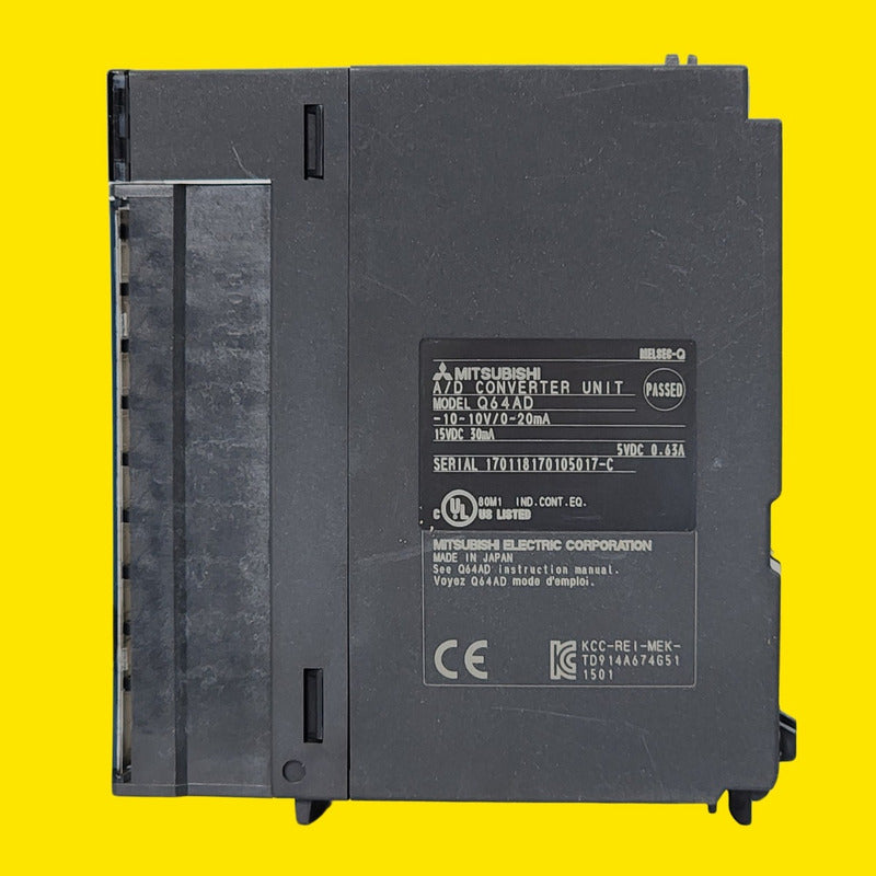 Mitsubishi Q64ad Módulo Analógico Entrada 4-20ma 12 Bits