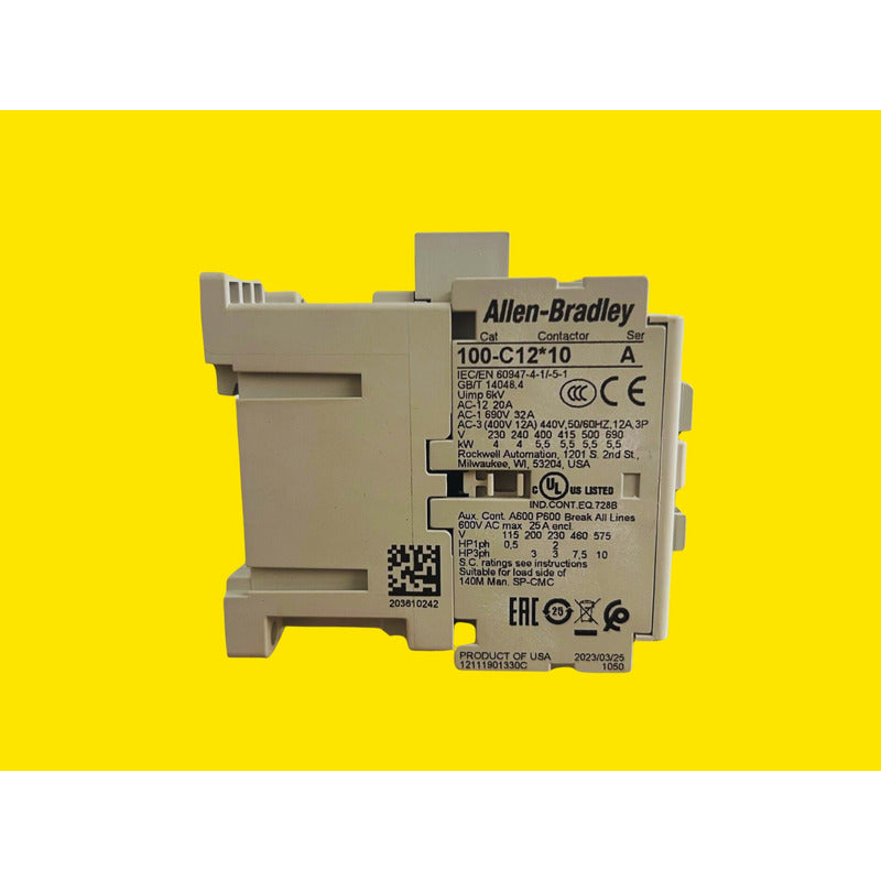 Allen-bradley 100-c12d10 Contactor Bulletin 100
