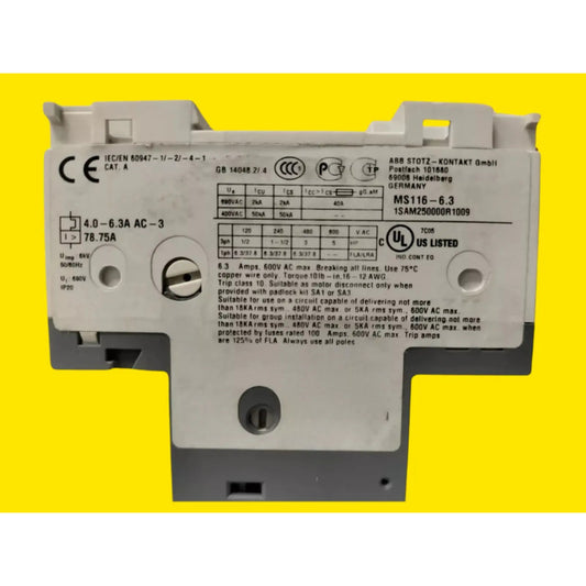 Abb Ms116-6.3. 4,0-6,3a (1sam250000r1009)