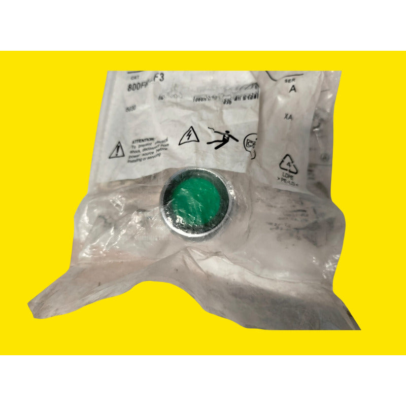 Allen Bradley 800fm-lf3, Serie, Verde Iluminado Al Ras