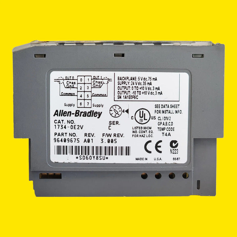 Allen-bradley 1734-oe2v Módulo Analógicas 2 Salidas