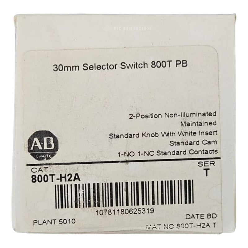 Allen Bradley 800t-h2a Serie T