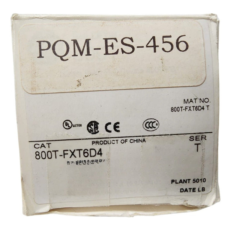 Allen Bradley 800t-fxt6d4 Ser. T