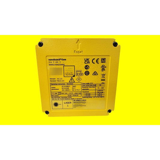 Sick Nans3-aaaz30an1 Escaner Laser De Seguridad Amarillo