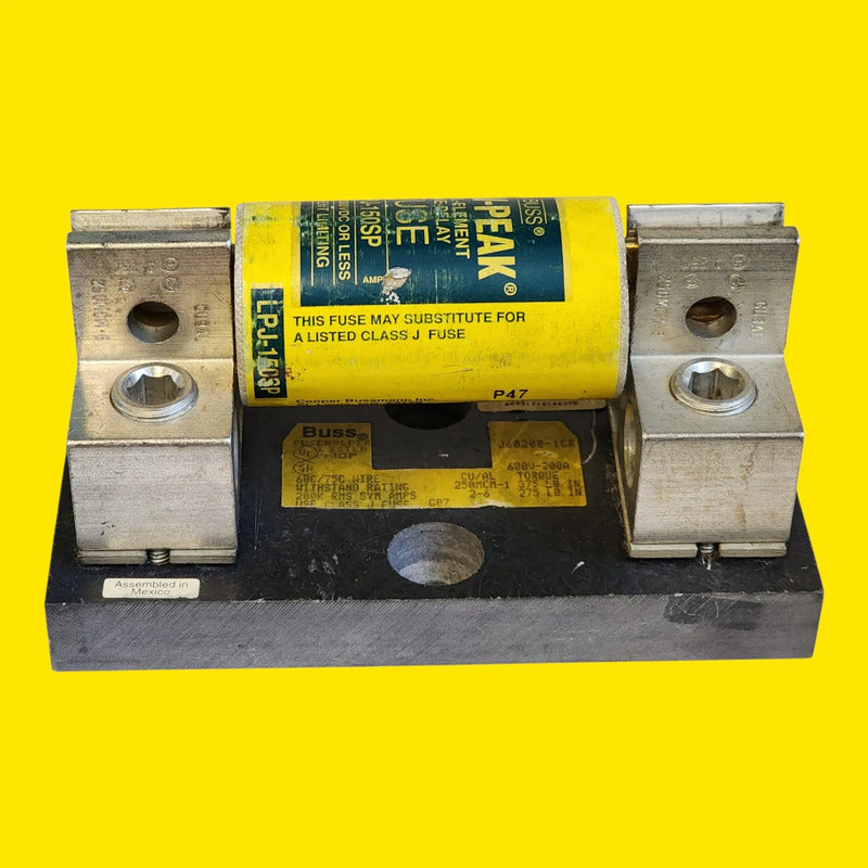 Portafusible J60200-1cr + 1 Fusible 150a 600v