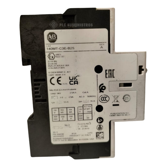 Allen-bradley 140mt-c3e-b25 Motor Protection.