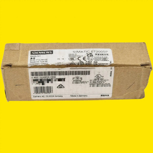 Siemens 6es7 193-6bp20-0bb0 Módulo Plc Et200sp Base