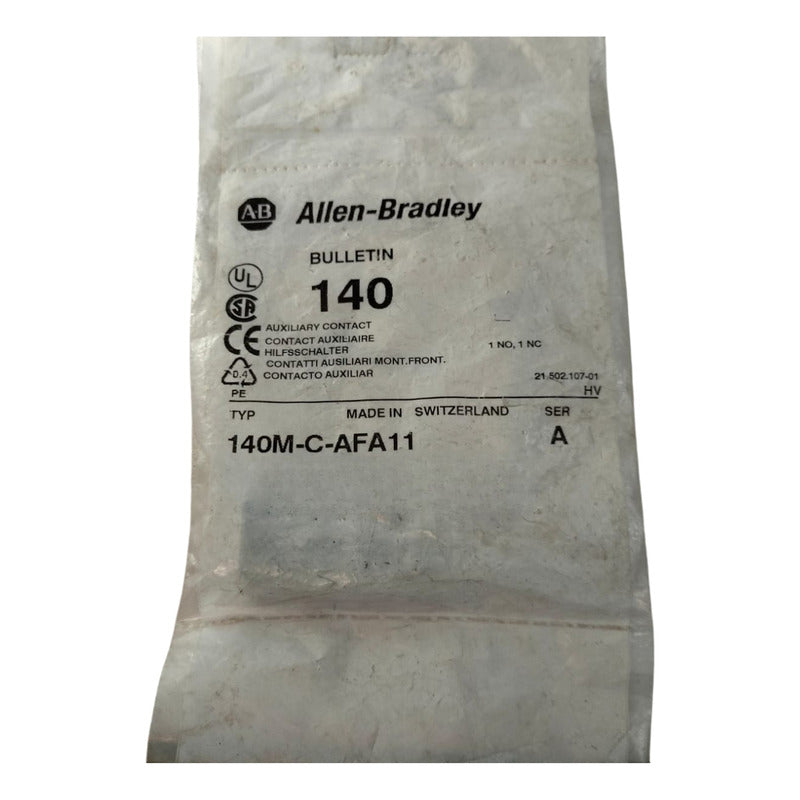 Allen-bradley 140m-c-afa11  Contact Bulletin 140