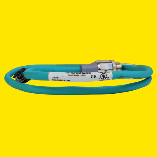 Cable Ethernet Industrial Turck 1m M12 A Rj45 Blindado Tpe