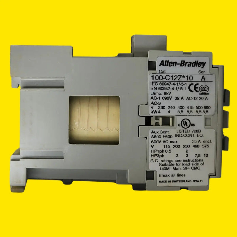 Allen-bradley 100-c12zj10 Contactor De Control