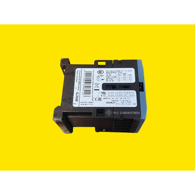 Contactor De Potencia 3rt2017-1ak61 Siemens