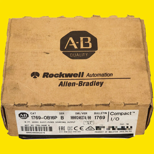 Allen-bradley 16pt 24vdc Elect-fused 1769-ob16p