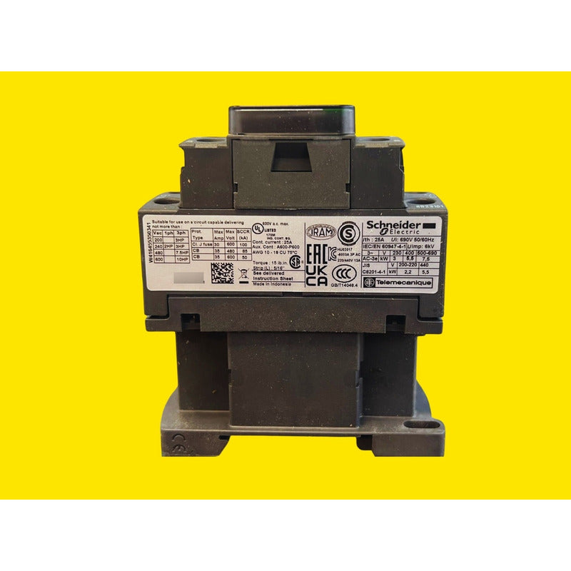 Schneider Electric Lc1d12m7 Contactor