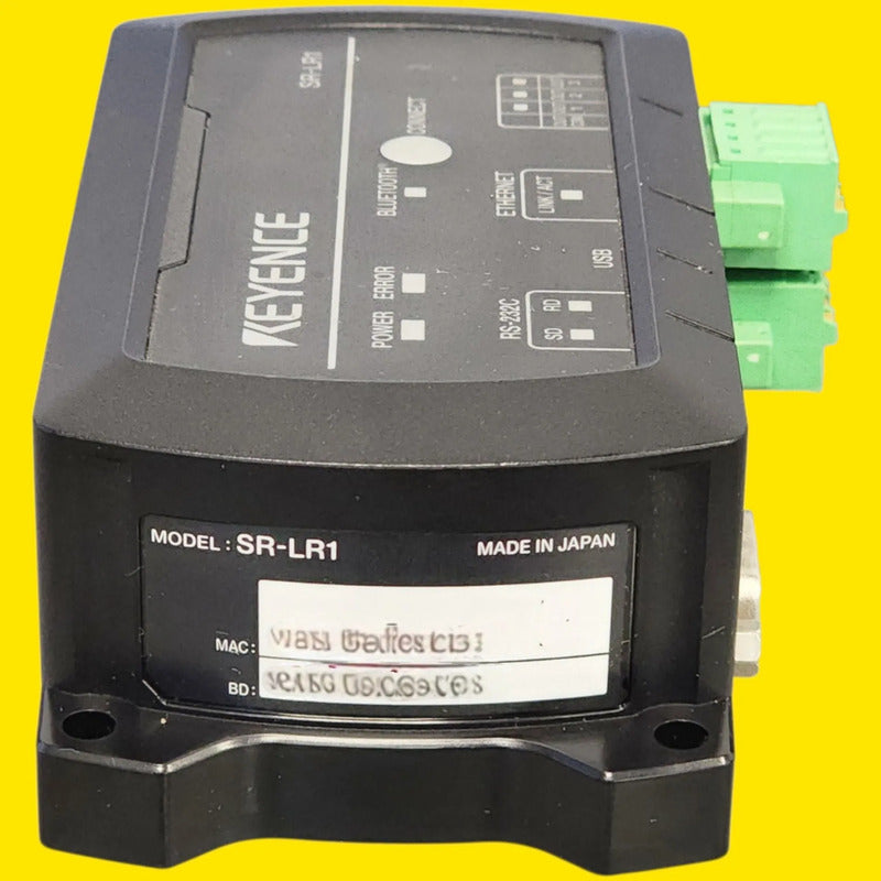 Keyence Sr-lr1 Unidad De Comunicacion Ethernet Rs-232c Negro Rj45 Ethernet Y D-sub Rs-232c