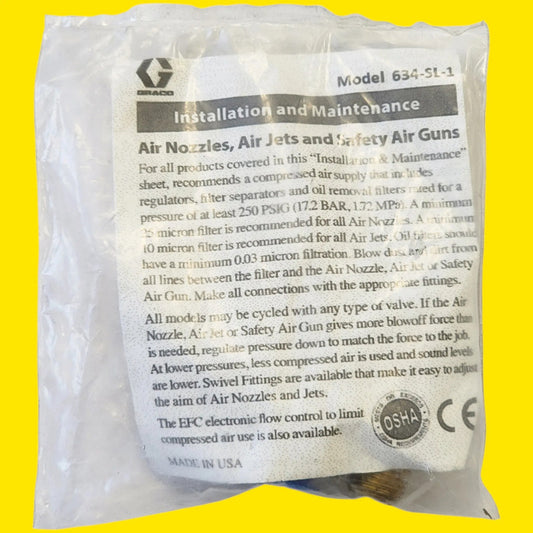 Graco 250 Psi Boquilla De Seguridad Para Aire Comprimido