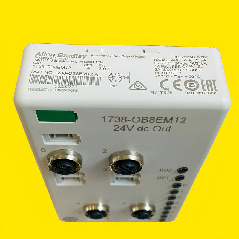 Allen-bradley 1738-ob8em12 Armorpoint 8 Pt. Salida Módulo