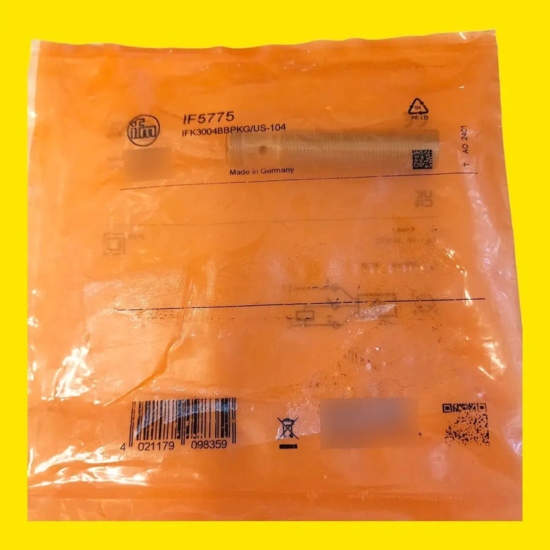 Ifm If5775 Inductive Proximity Sensor, Ifk3004bbpkg /us-104