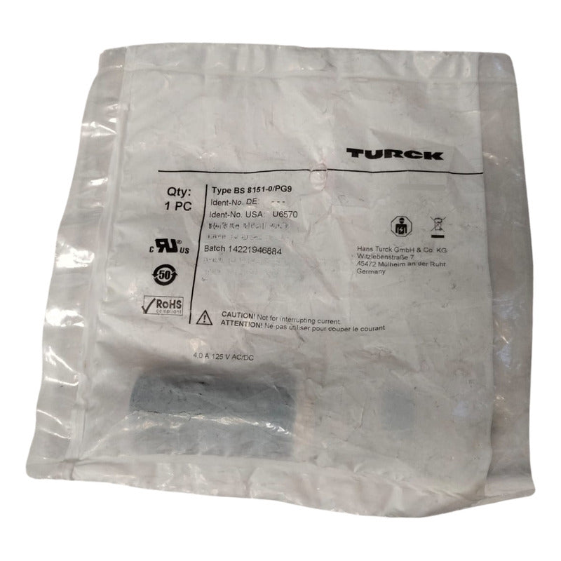 Turck Bs 8151-0/pg9 Conector Para Sens. Cableable En Campo