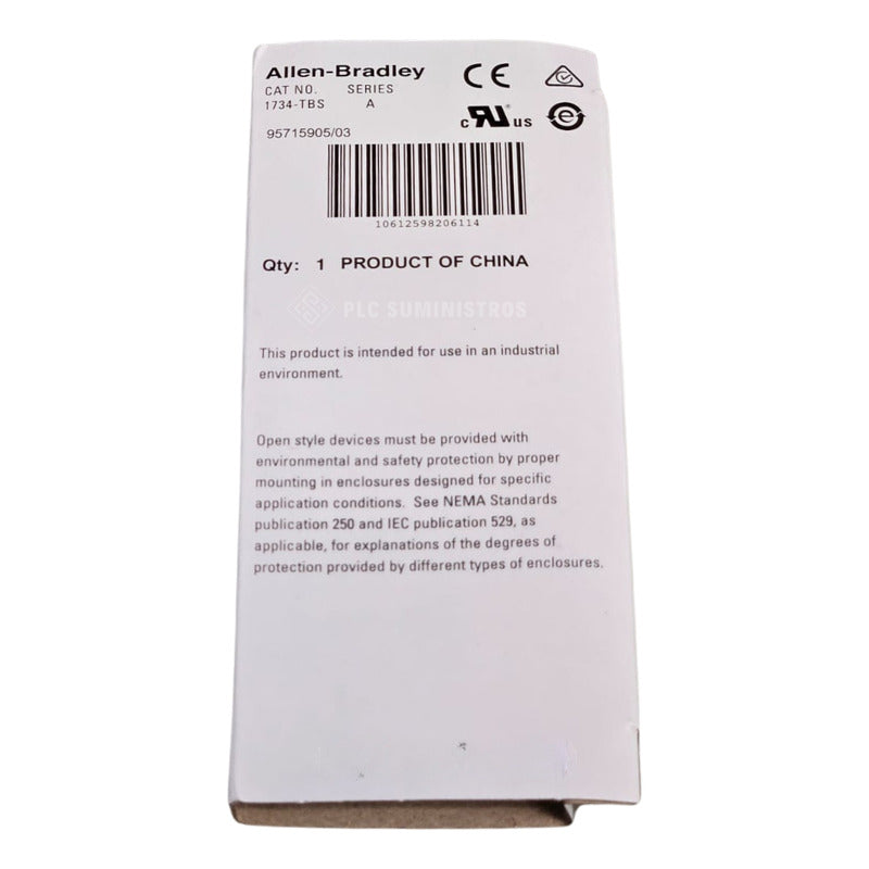 Allen Bradley Cat 1734-tbs Base Para Módulos.