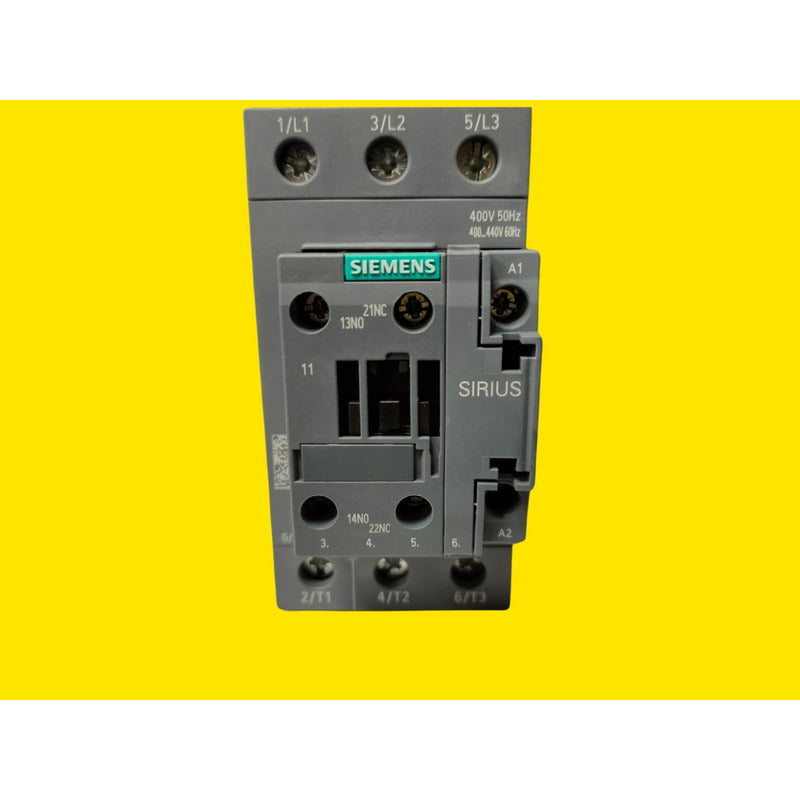 Siemens 3rt2036-1ar60 Contactor De Potencia, Ac-3 51 A, 22 K