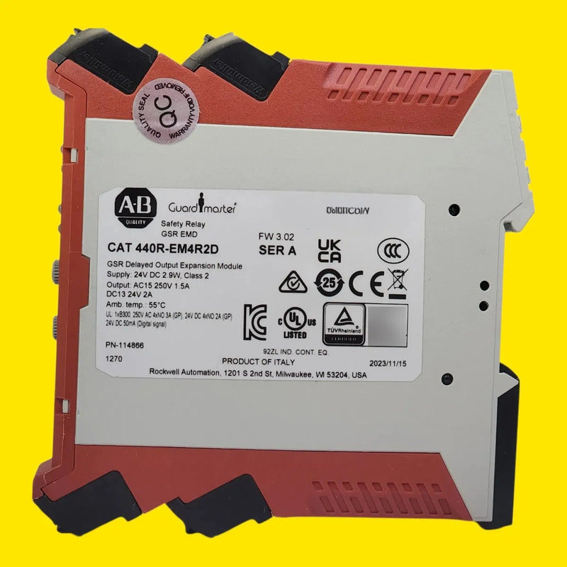 Allen-bradley 440r-em4r2d Relé De Seguridad
