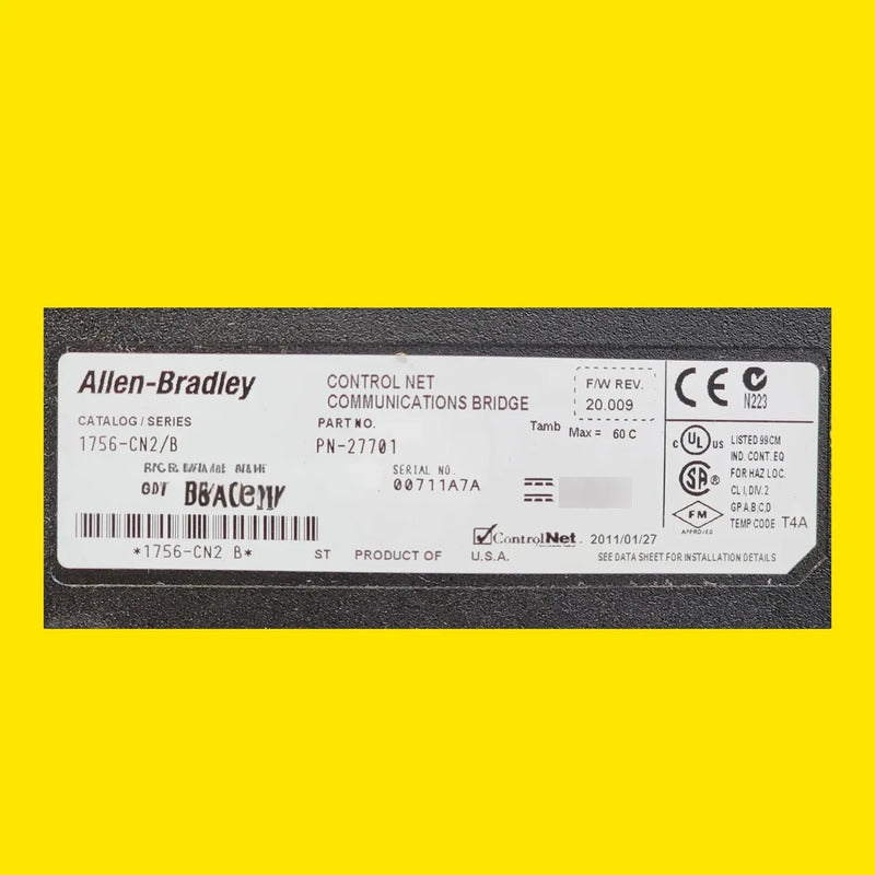 Allen Bradley 1756-cn2 Módulo Comunicación Controllogix
