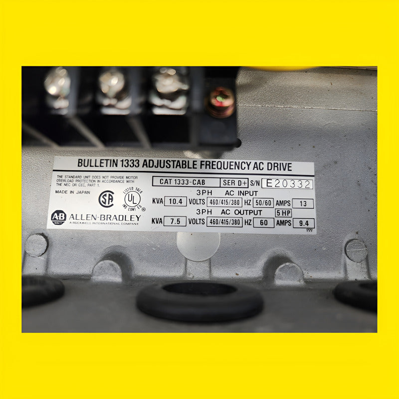 Variador Allen Bradley 1333-cab Vfd Controlador De Motor