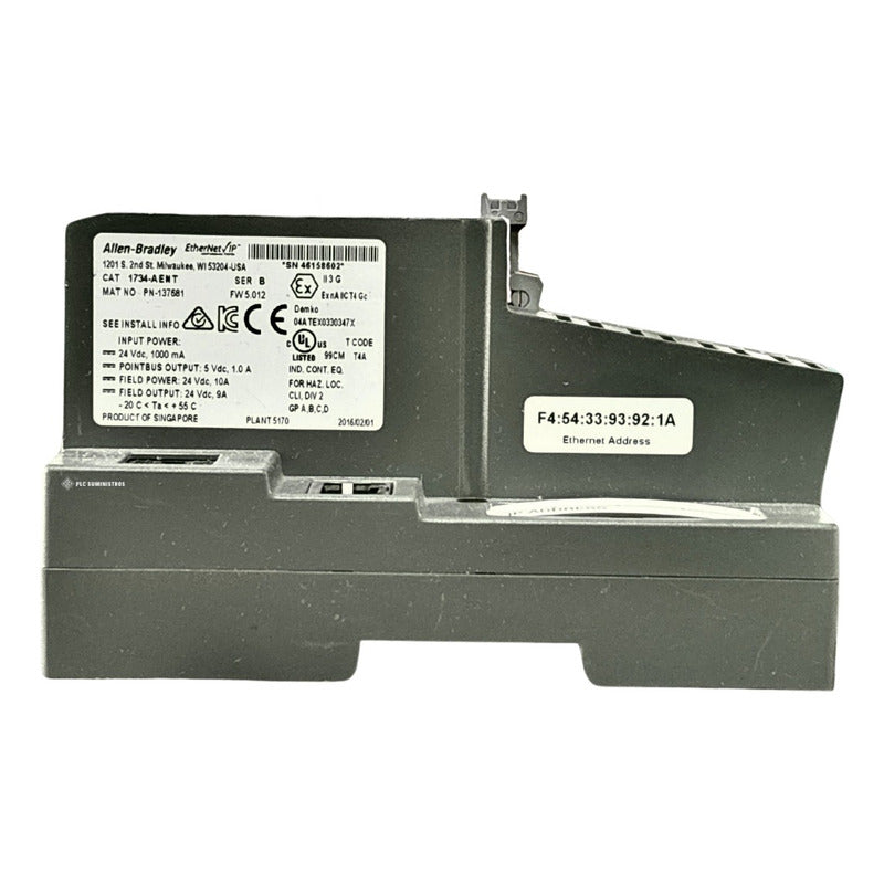 Allen-bradley 1734-aent Adaptador Ethernet I/o