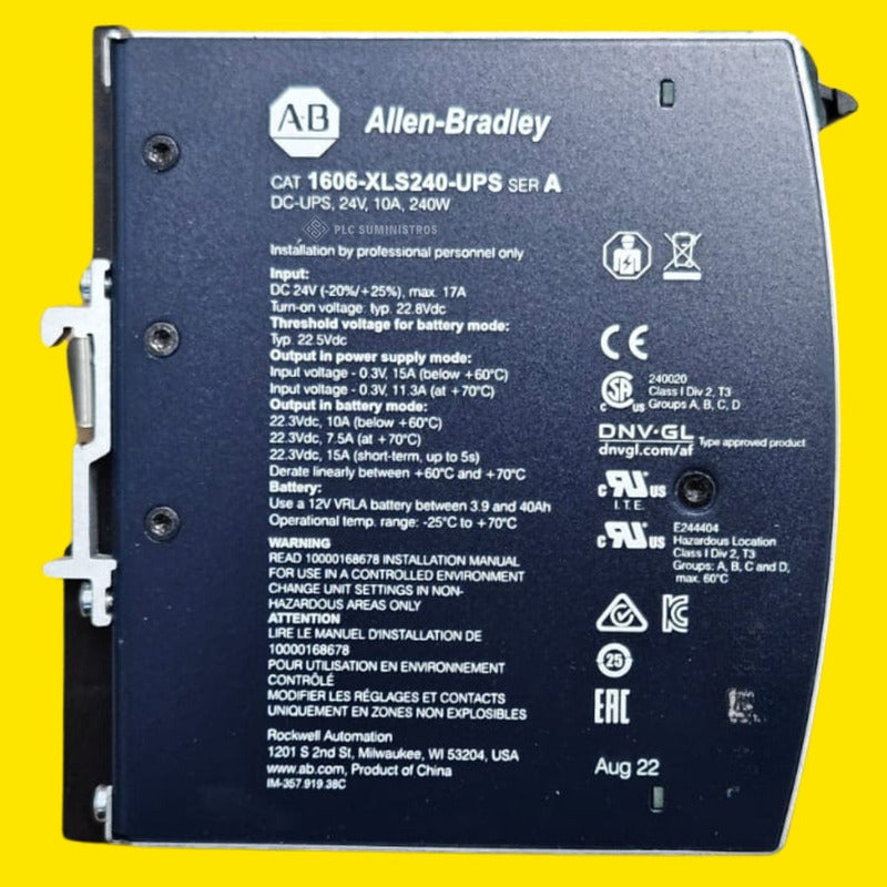 Allen-bradley 1606-xls240-ups 24v 10a