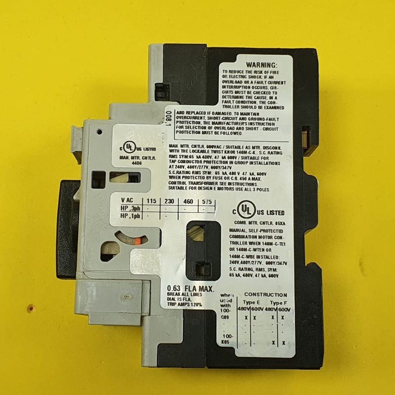 Allen-bradley 140m-c2e-a63 Guardamotor 50hz-60hz