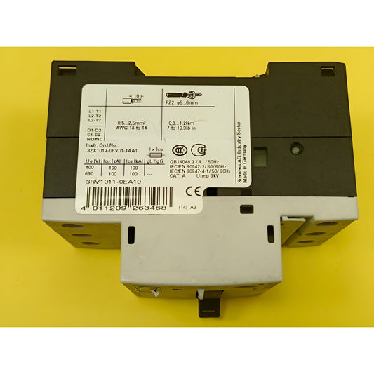 Siemens - 3rv1011-0ea10 Guardamotor