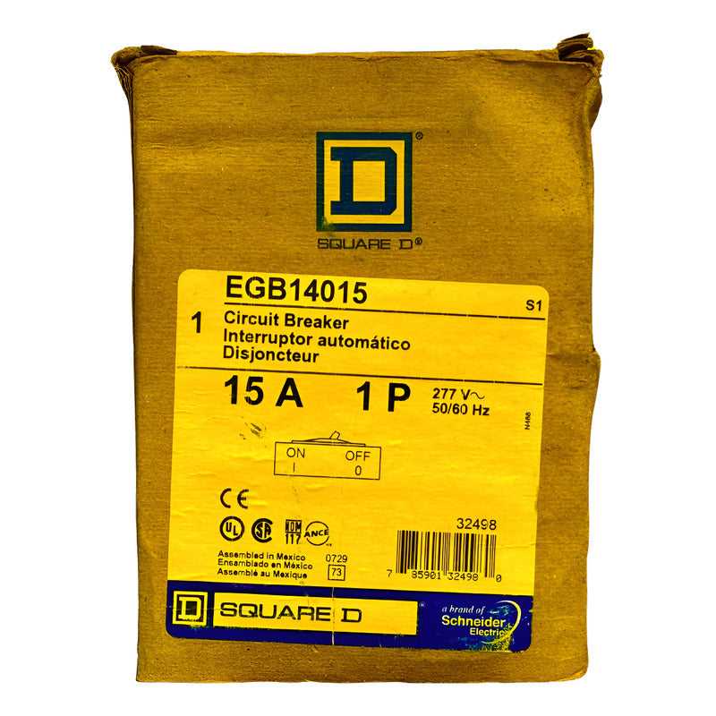 Square D Egb14015 Interruptor Automatico Negro